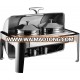 Hotel kitchenware catering equipment glass lid buffet chafing dish